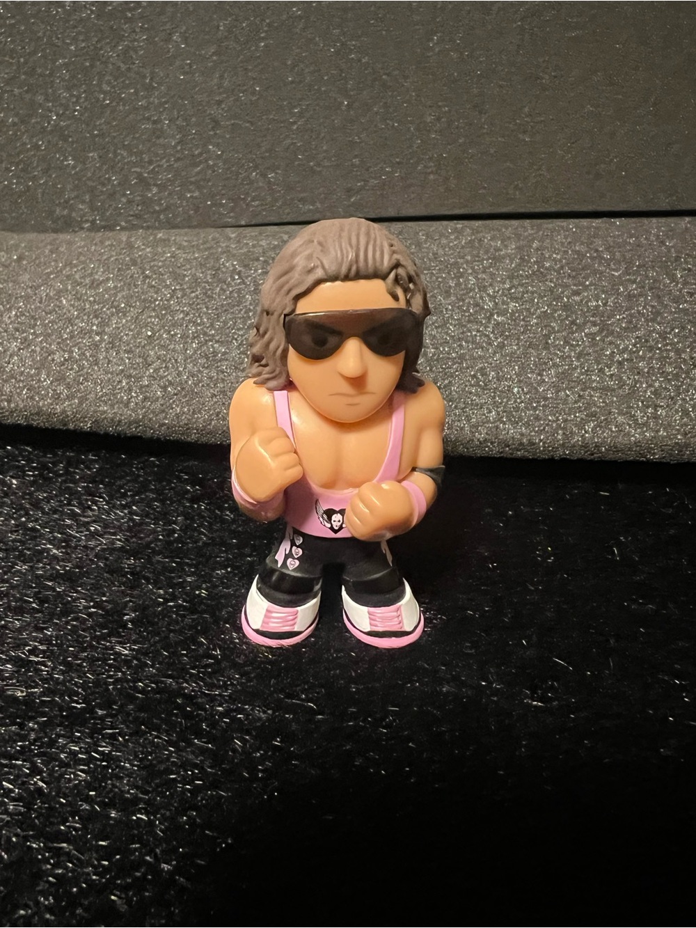 Figure WWE Bret "Hit Man" Hart, a Funko Mystery Mini vinyl toy 2016